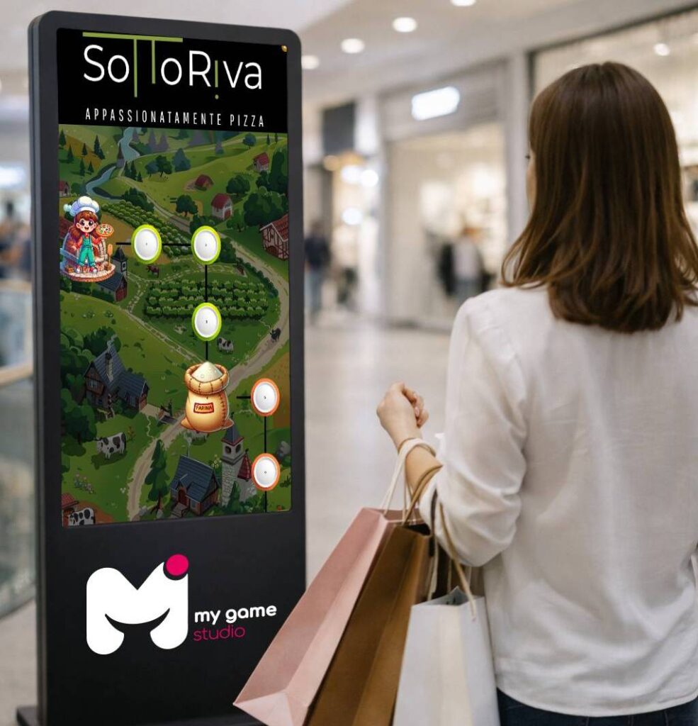 Totem Per I Centri Commerciali e gamification per il commercio - MyGame Studio